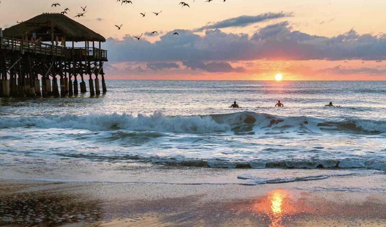 Beach Bungalow By The Sea 4 Cocoa Beach Bagian luar foto